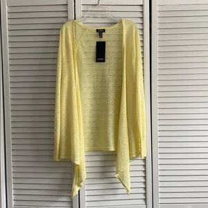 JONES NY Yellow Cardigan
